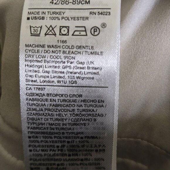 Banana Republic Wide Leg High Rise Python Print Pants Size 4 - Picture 8 of 9